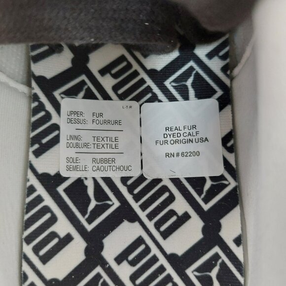 Puma Sneakers 8 Arizona Speedcat Zebra Stripes Black White Retro Pony Hair NEW - Picture 4 of 10